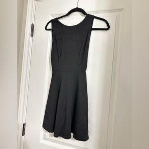 American Apparel black skater dress size s